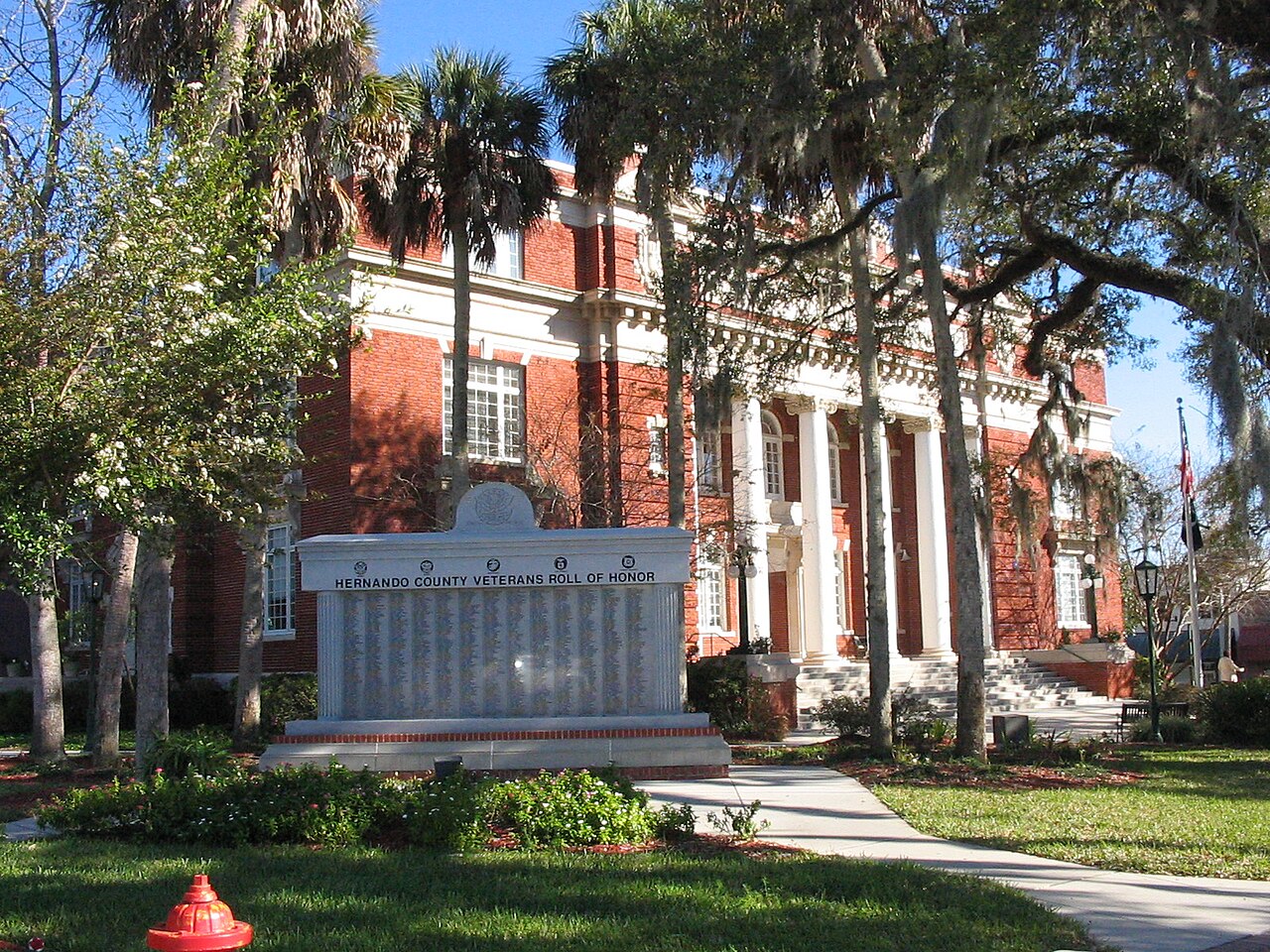 Hernando County Courthouse in Brooksville, Florida