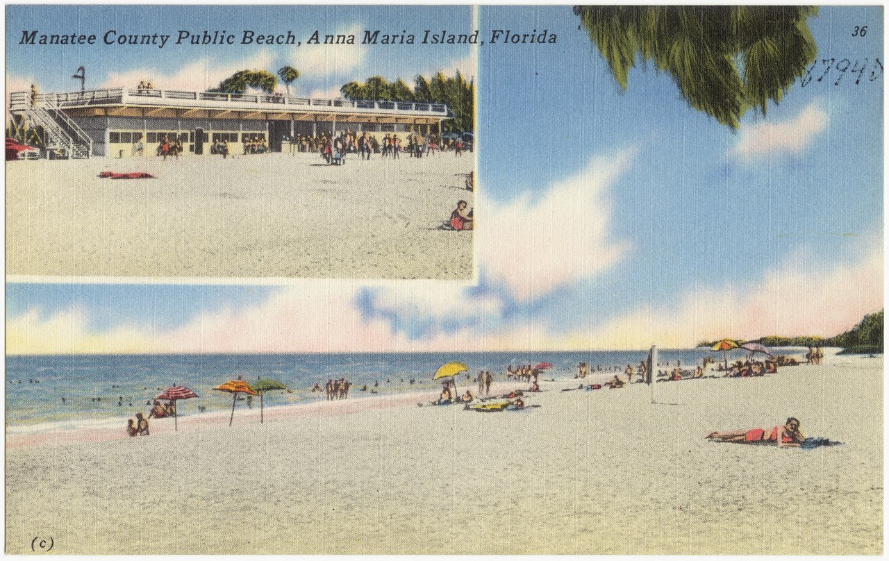 Manatee Public Beach at Holmes Beach, Florida