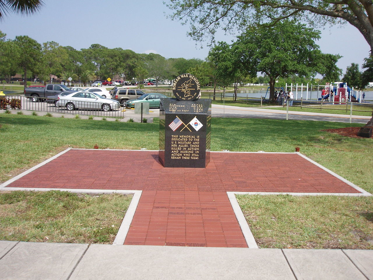The Korean War Memorial in Pinellas Park, Florida