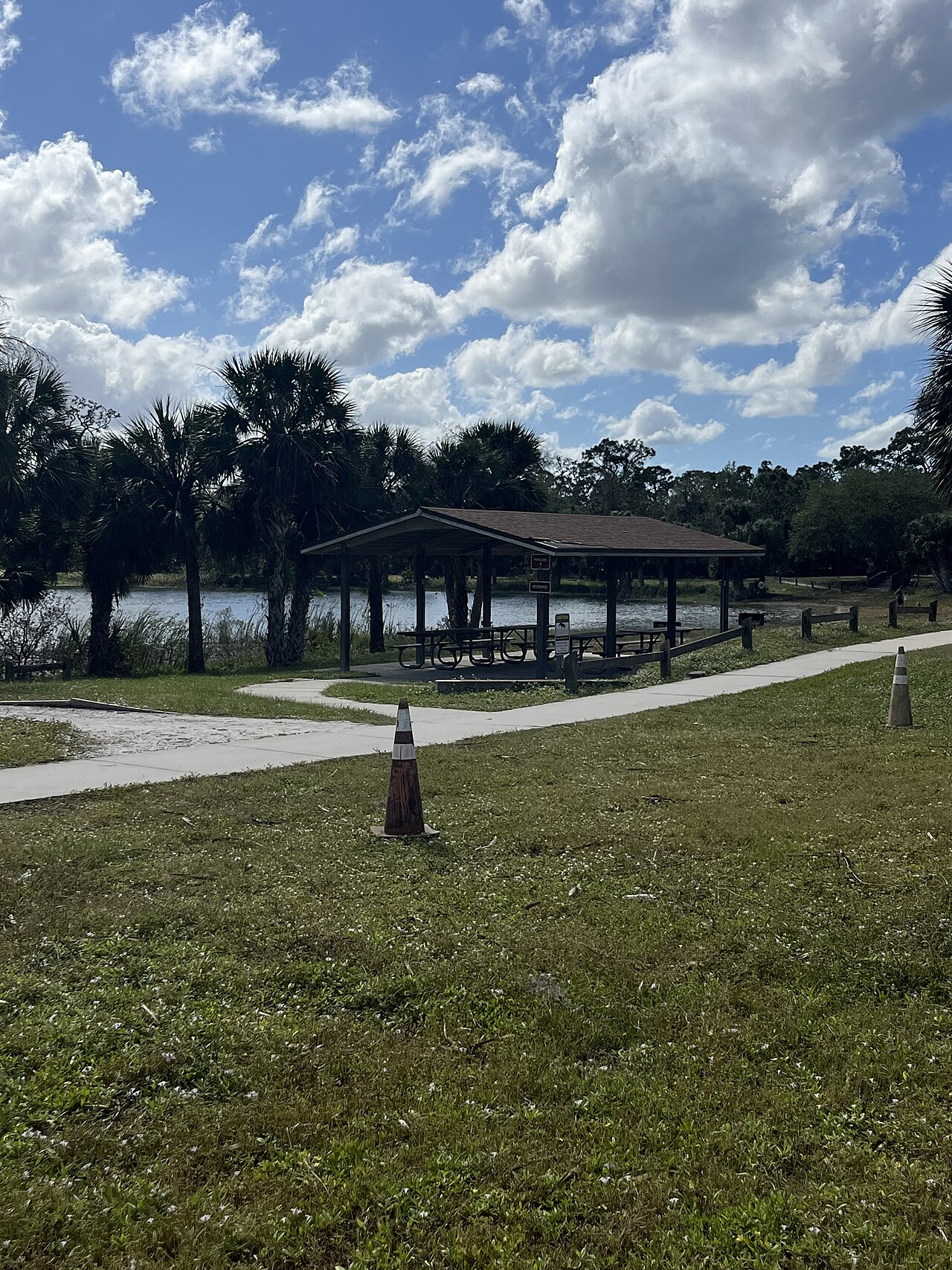Lake Osprey at Oscar Scherer State Park, Florida